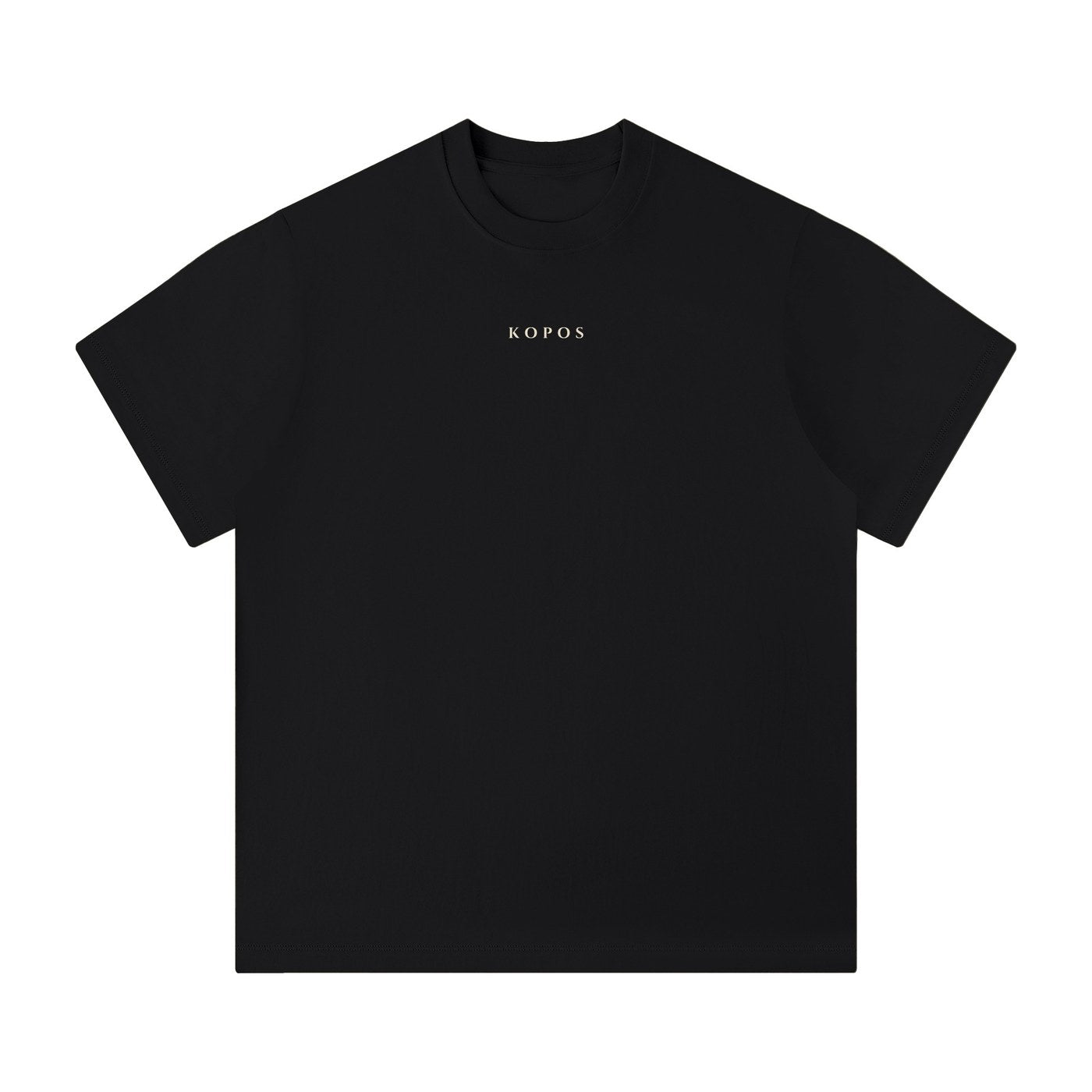 Metanoia tee, black, front